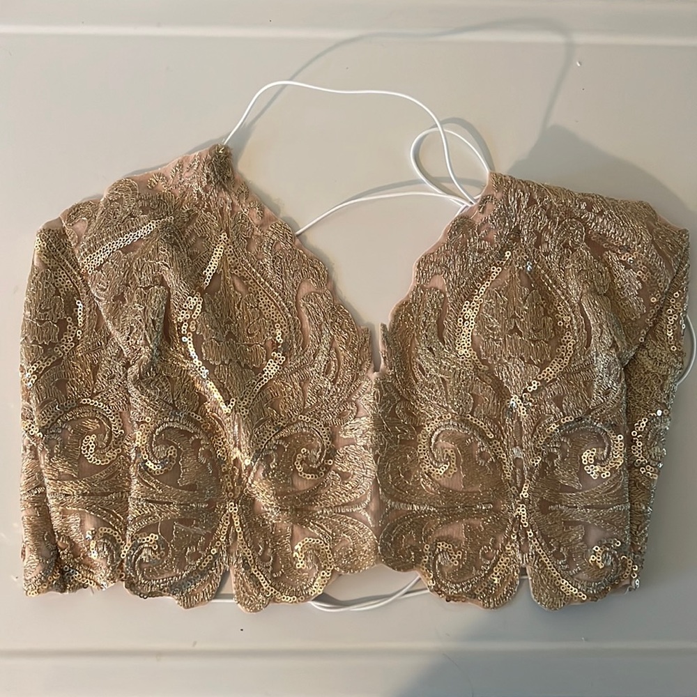 Gold Lilipearl Bralette